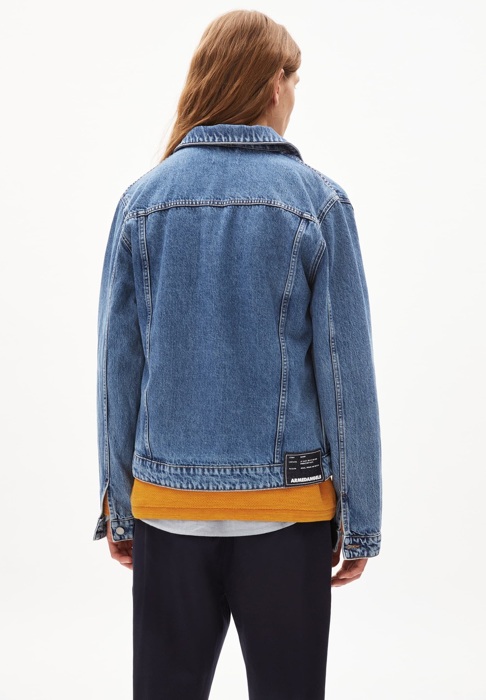 ARMEDANGELS GAATIS RETRO Denim Jacket Regular Fit made of Organic Cotton Mix Waschen | QFVA-52081