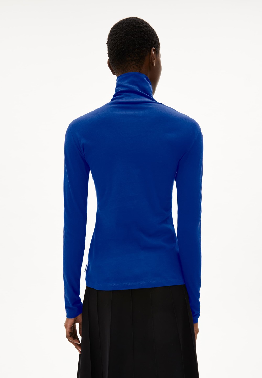 ARMEDANGELS GRAZILIAA SOFT Longsleeve Slim Fit made of Organic Cotton Blau | FQJL-40739