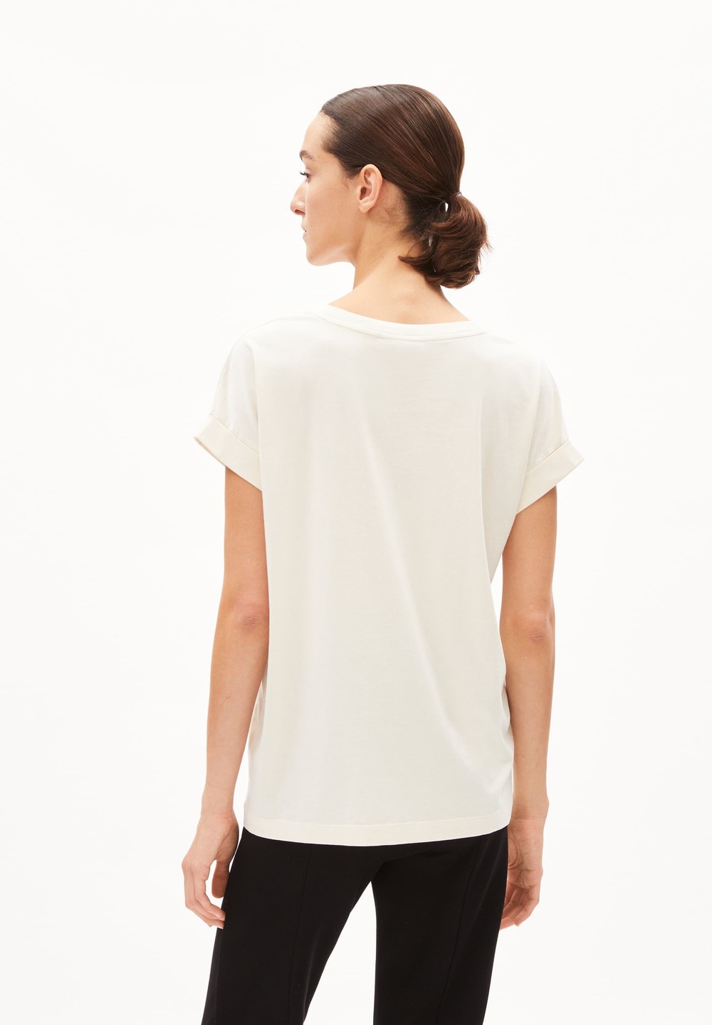 ARMEDANGELS IDAARA T-Shirt Loose Fit made of Organic Cotton Undyed | JVNZ-02384