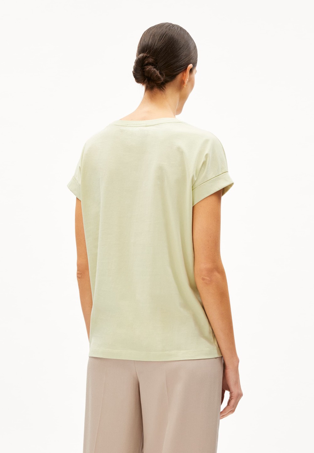 ARMEDANGELS IDAARA T-Shirt Loose Fit made of Organic Cotton Grün | FRSA-17259