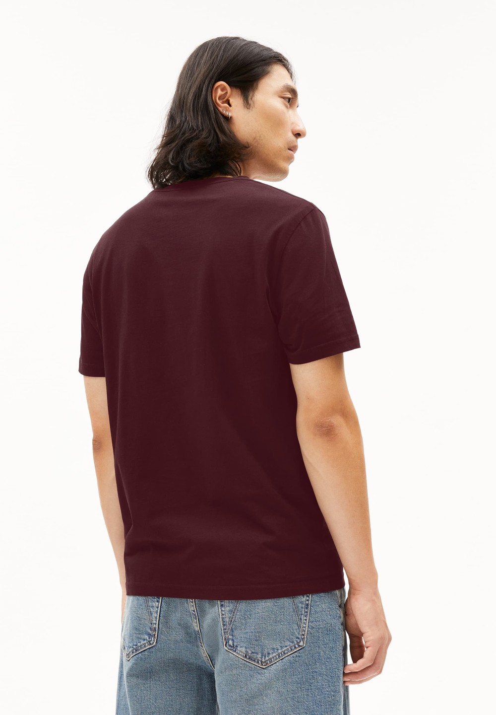 ARMEDANGELS JAAMES T-Shirt Regular Fit made of Organic Cotton Cranberry Juice | VJTD-20657