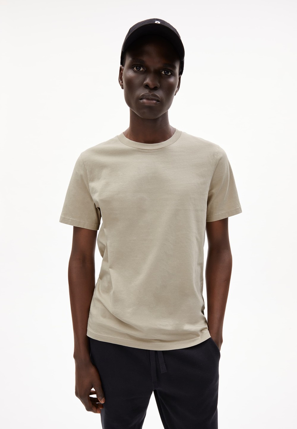 ARMEDANGELS JAAMES T-Shirt Regular Fit made of Organic Cotton Sand Stone | BUTH-40135