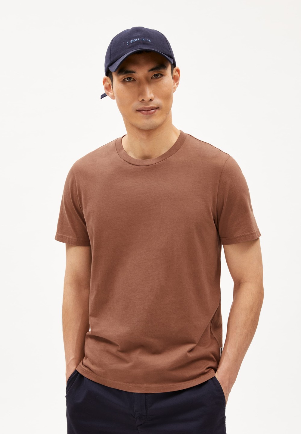 ARMEDANGELS JAAMES T-Shirt Regular Fit made of Organic Cotton Nutshell | RLVF-89207