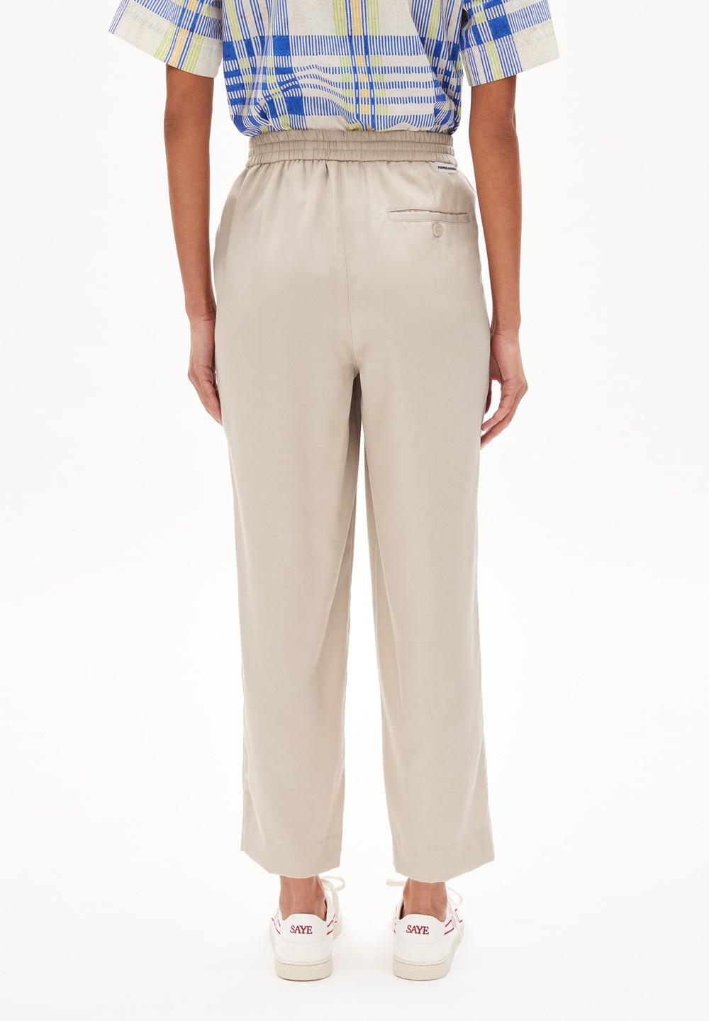 ARMEDANGELS KAADIA TAPERED Woven Pants made of TENCEL™ x REFIBRA™ Lyocell Sand Stone | XLIM-61975