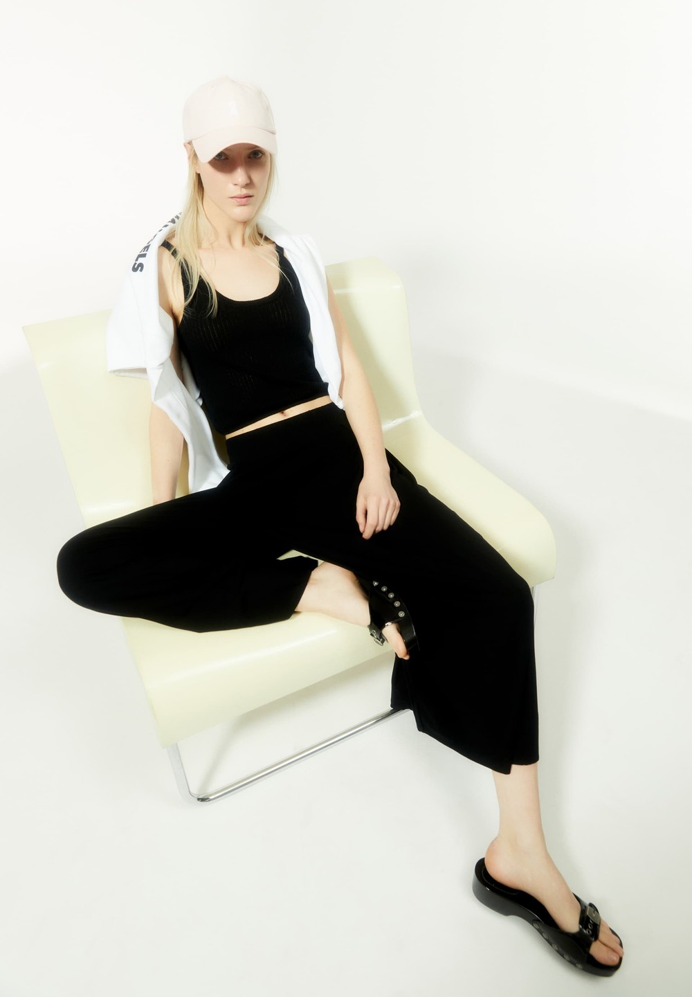 ARMEDANGELS KAARO LINI Jersey Pants made of LENZING™ ECOVERO™ Viscose Mix Schwarz | KGEP-17369