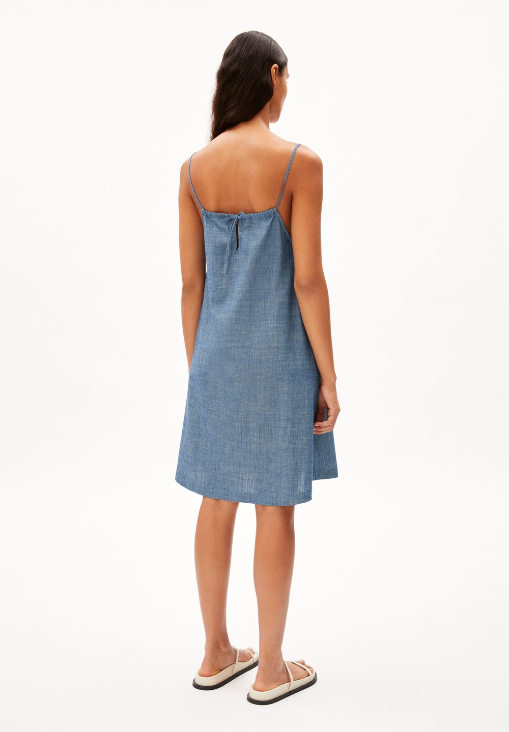 ARMEDANGELS KARISSAA CHAMBRAY Woven Dress Regular Fit made of Organic Cotton Butterfly | GEZH-47210