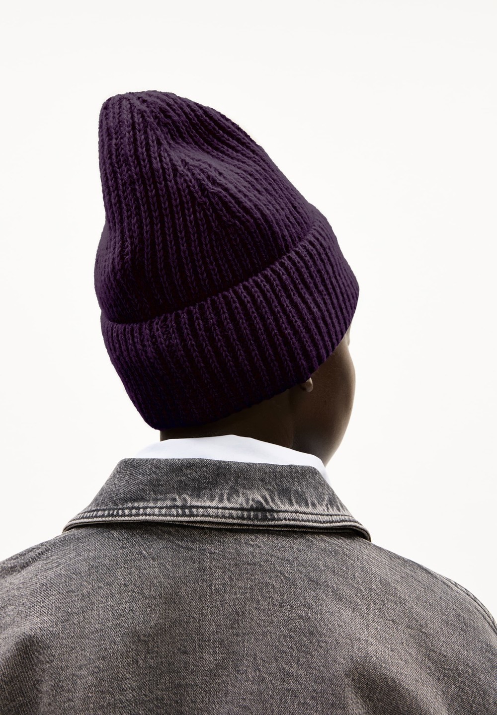 ARMEDANGELS KAYAAS SOFT Beanie made of Merino-Wool Mix Blau | PLEH-56701