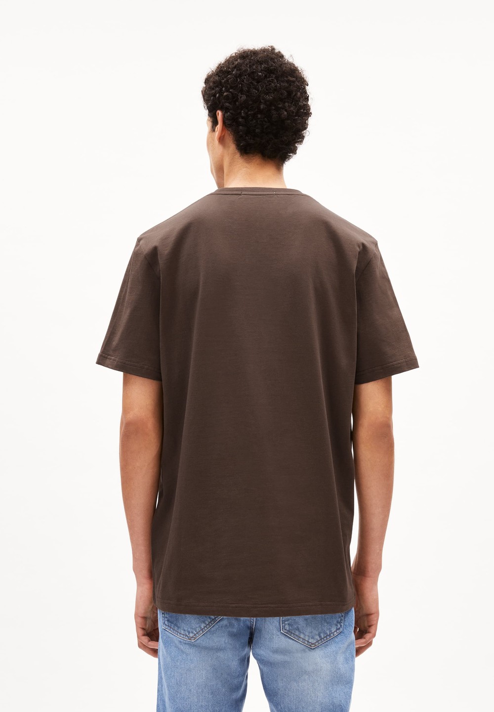 ARMEDANGELS LAARON Heavyweight T-Shirt Relaxed Fit made of Organic Cotton Earth | LDOA-37246