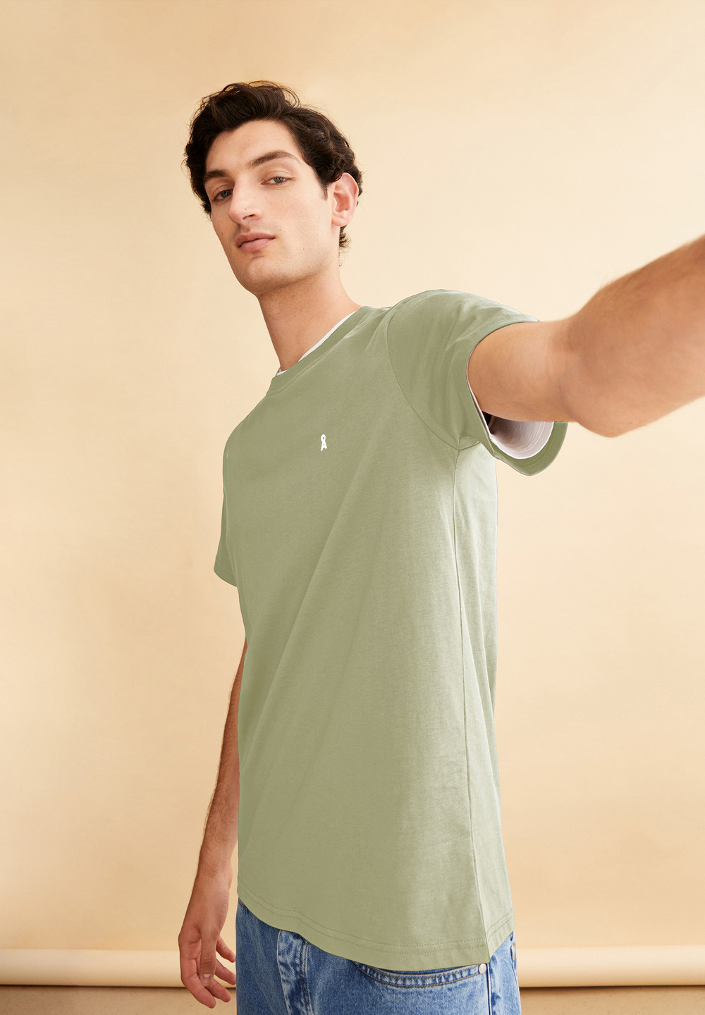 ARMEDANGELS LAARON Heavyweight T-Shirt Relaxed Fit made of Organic Cotton Hell | XGPH-80536