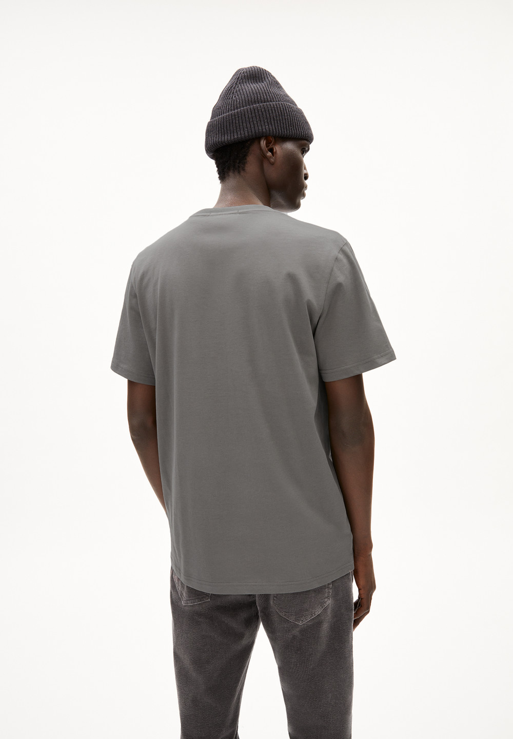 ARMEDANGELS LAARON Heavyweight T-Shirt Relaxed Fit made of Organic Cotton Iron Cast | AHGZ-29480