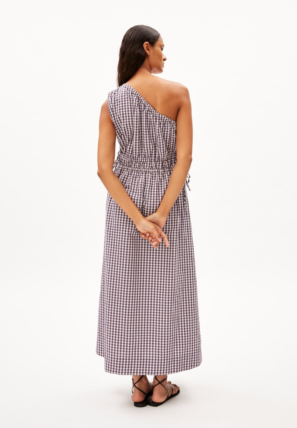 ARMEDANGELS LILIJAA VICHI Woven Dress Regular Fit made of Organic Cotton Blau | FHVZ-51728