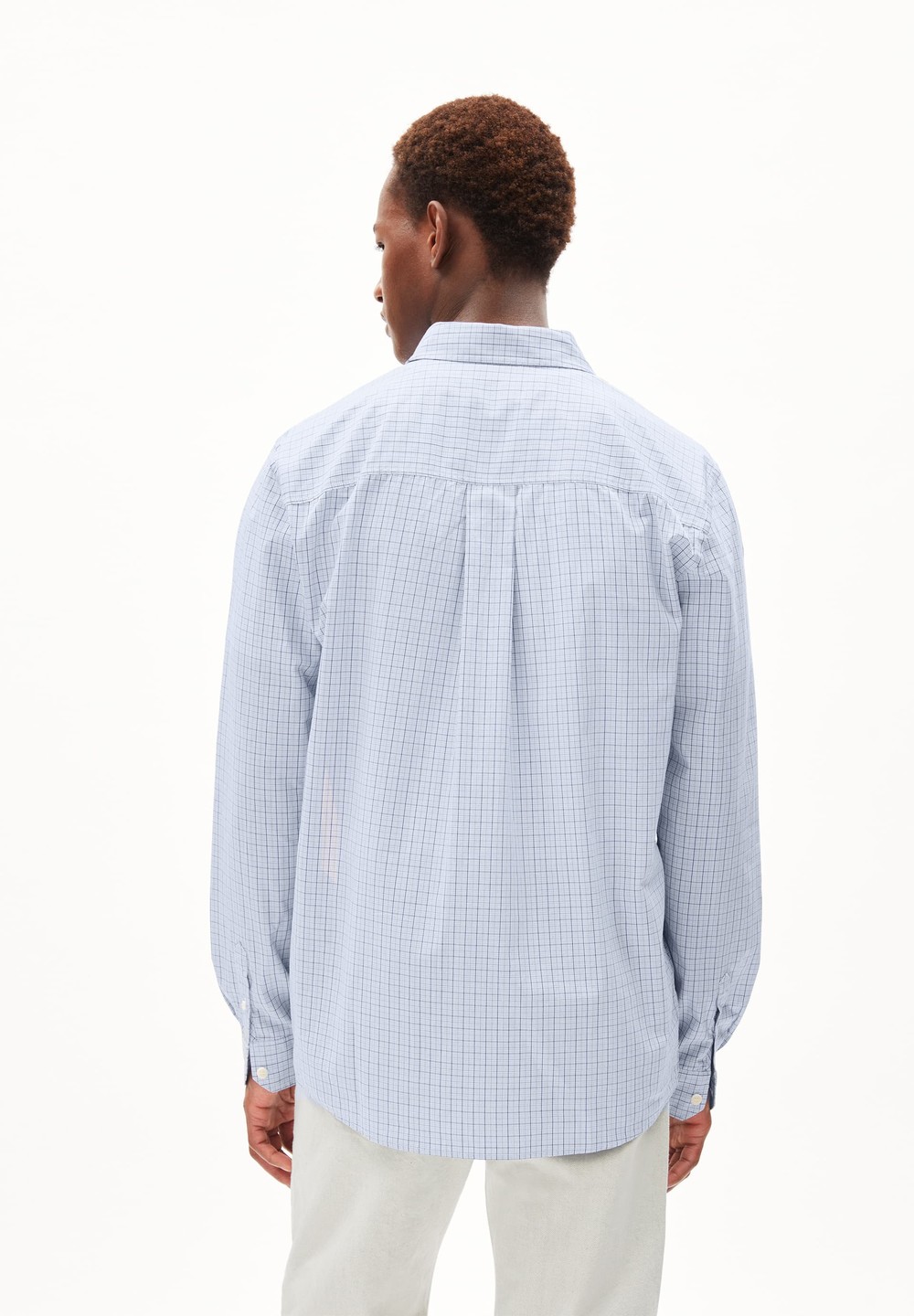 ARMEDANGELS MAARCES Shirt Relaxed Fit made of Organic Cotton Blau | HQVA-63947