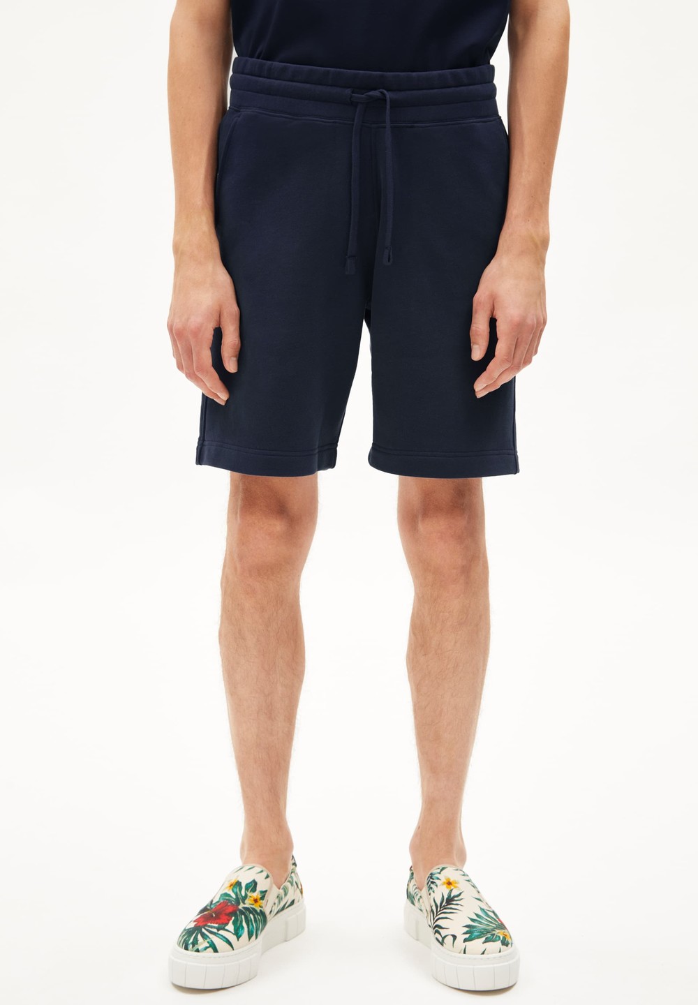 ARMEDANGELS MAARCO COMFORT Sweat Shorts made of Organic Cotton Mix Night Sky | HNTC-85917