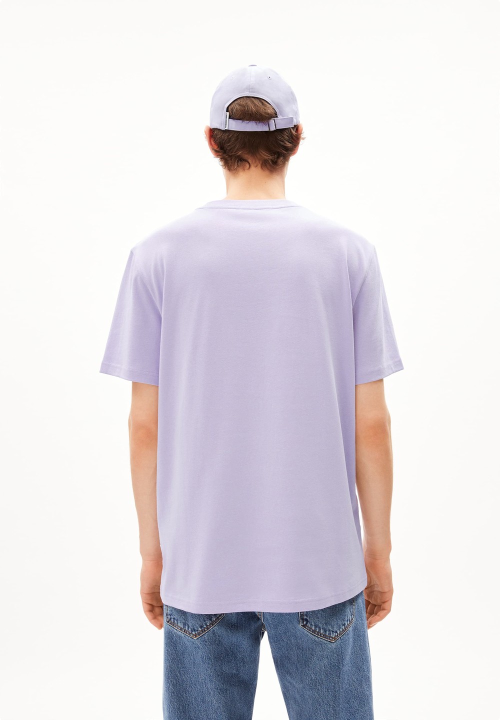 ARMEDANGELS MAARKOS Heavyweight T-Shirt Relaxed Fit made of Organic Cotton Mix Lavendel Hell | RNFA-20465