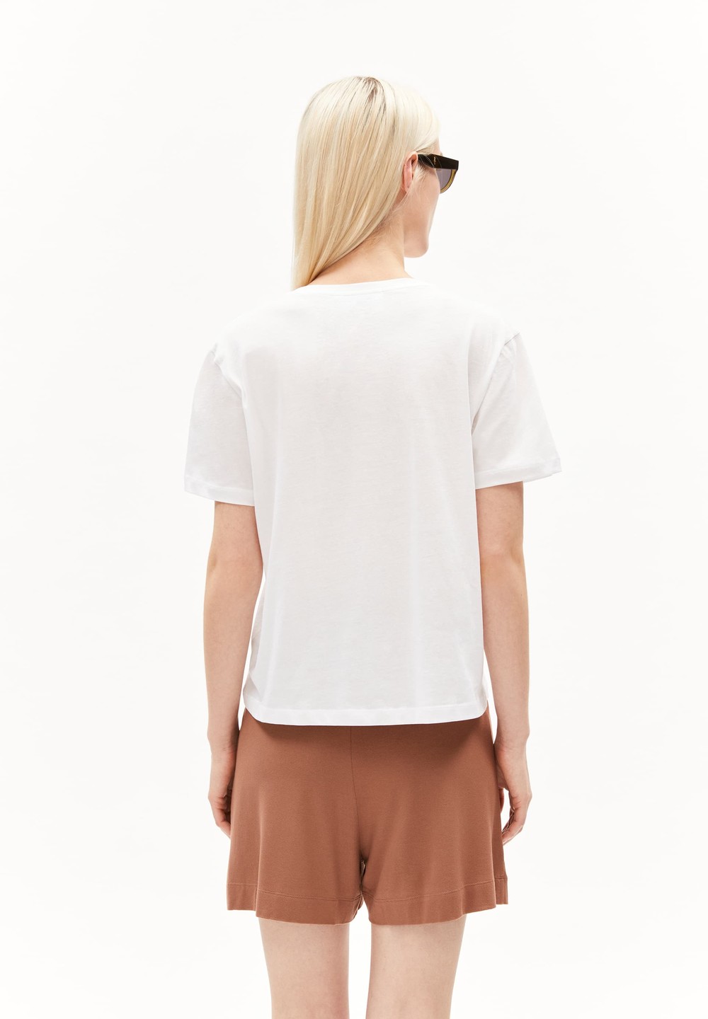 ARMEDANGELS MAARLA Å EMBRO T-Shirt Relaxed Fit made of Organic Cotton Weiß | RXGE-01356