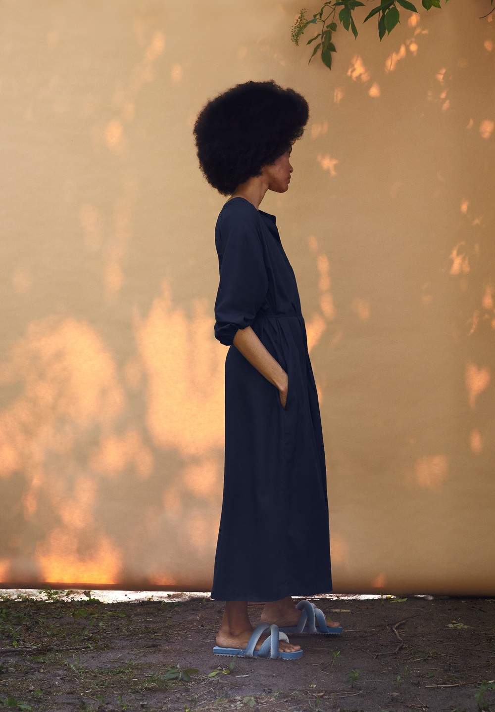 ARMEDANGELS MADITHAA Woven Dress Oversized Fit made of TENCEL™ Lyocell Night Sky | JCMT-79684