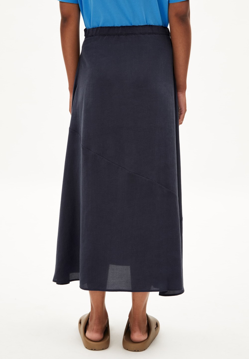 ARMEDANGELS MAGAALI Woven Skirt Regular Fit made of TENCEL™ Lyocell Night Sky | JXVE-40829