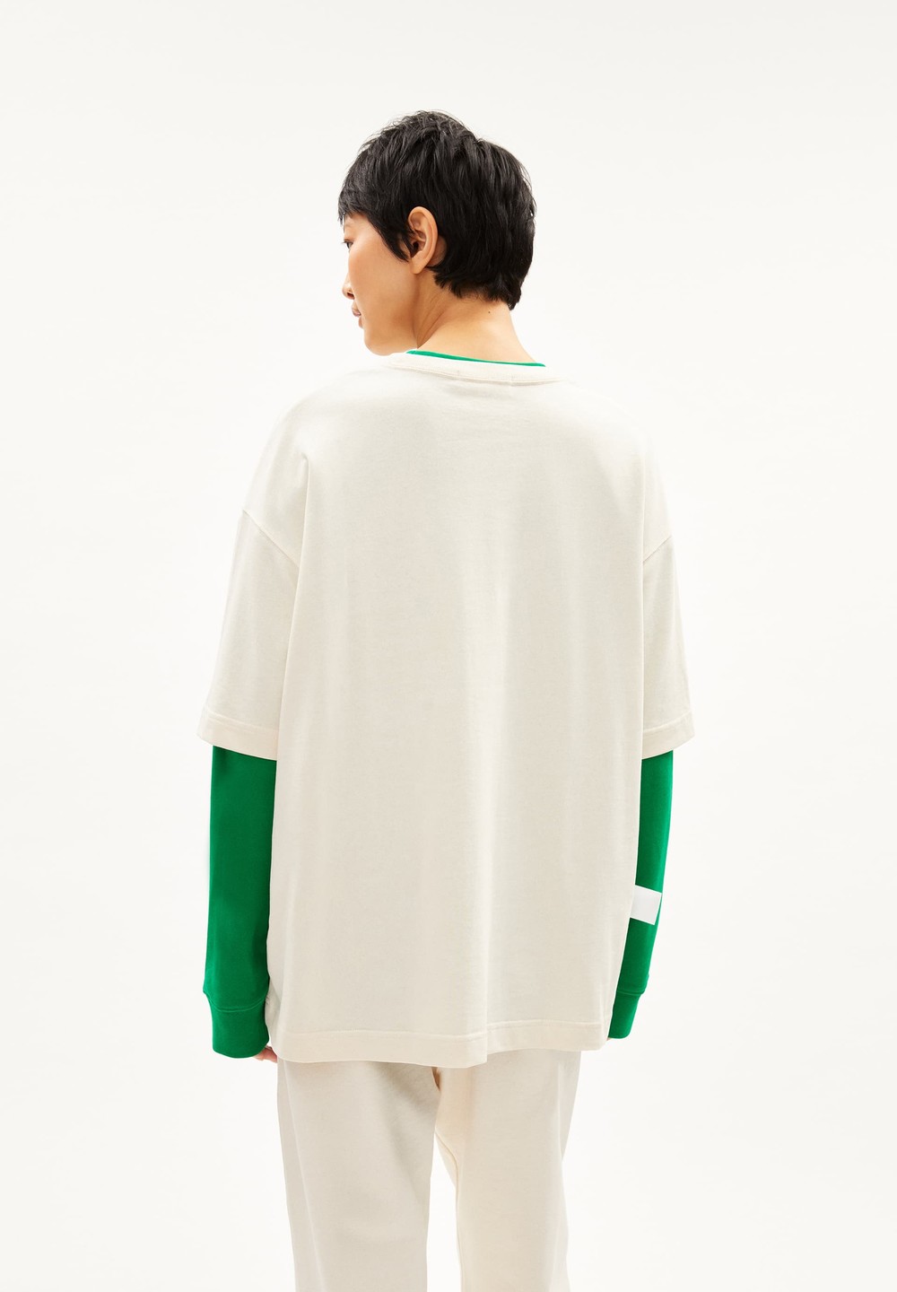 ARMEDANGELS MIKAAS ICONIC CAPSULE Heavyweight T-Shirt Oversized Fit made of Organic Cotton Mix Undyed | HKMA-68390