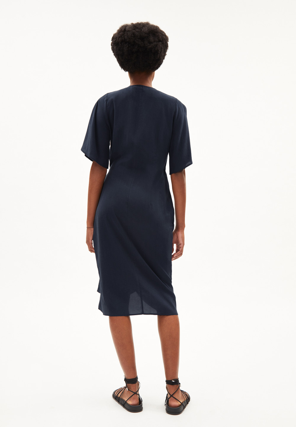 ARMEDANGELS NATAALE Woven Dress Regular Fit made of TENCEL™ Lyocell Night Sky | JGNH-54617