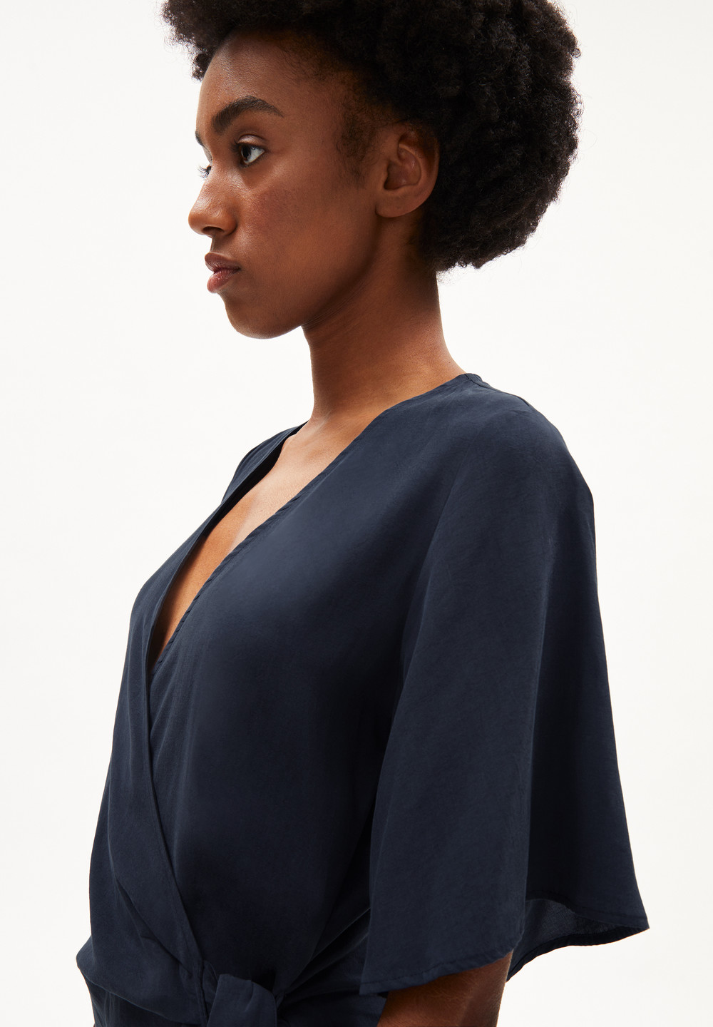 ARMEDANGELS NATAALE Woven Dress Regular Fit made of TENCEL™ Lyocell Night Sky | JGNH-54617