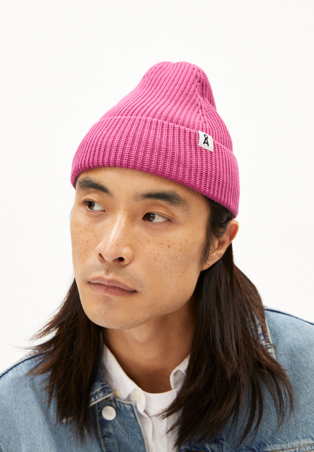 ARMEDANGELS NILDAAO COTTON Beanie made of Organic Cotton Crushed Berry | DLUZ-96234