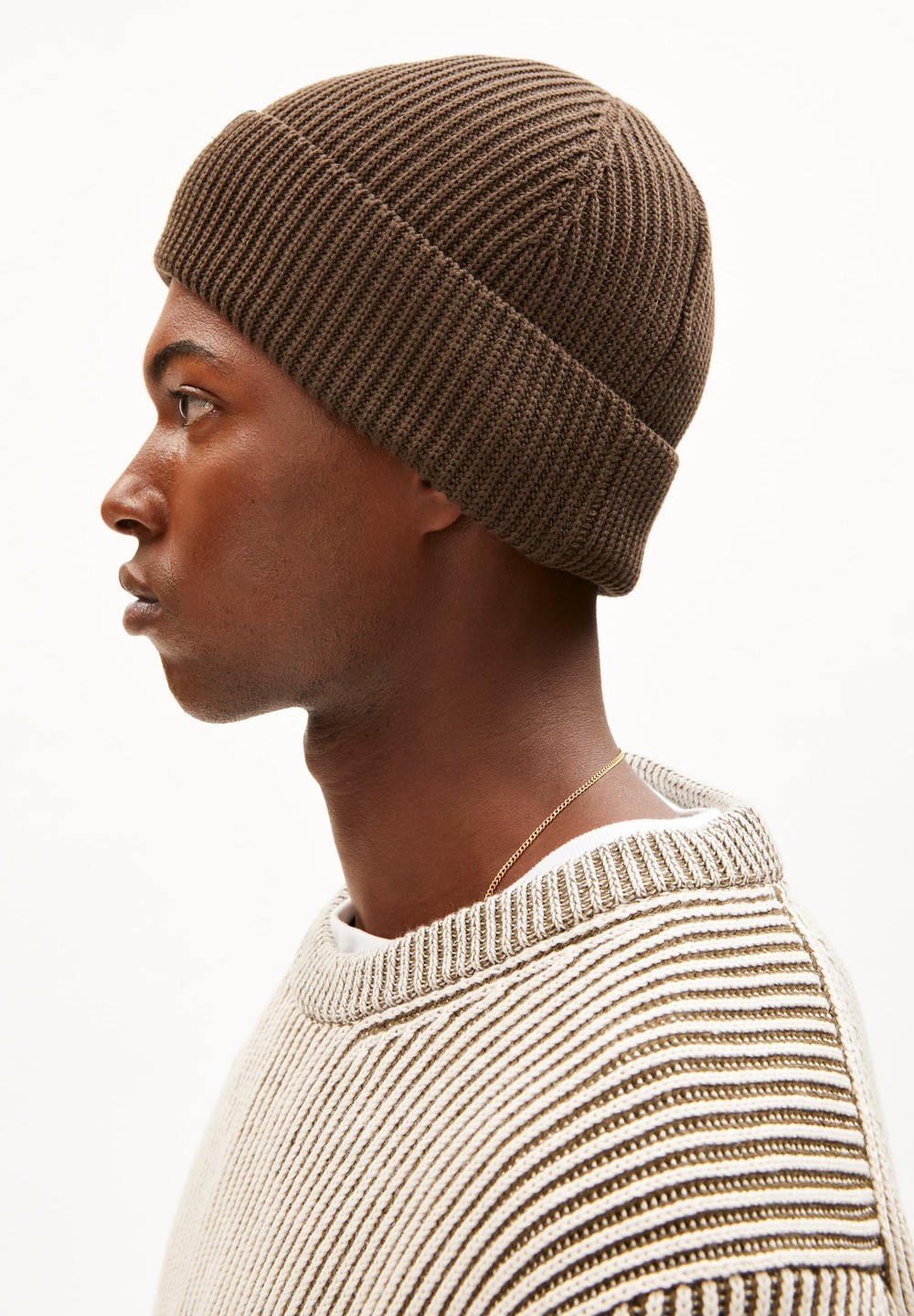 ARMEDANGELS NILDAAO COTTON Beanie made of Organic Cotton Earth | OQZF-84015