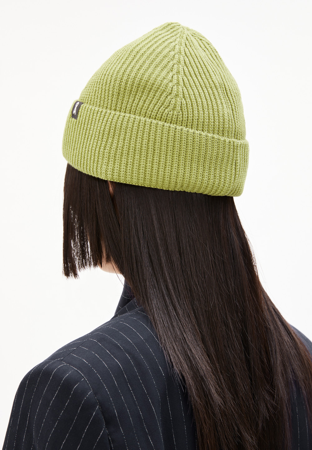 ARMEDANGELS NILDAAO COTTON Beanie made of Organic Cotton New Moss | MGXI-35941