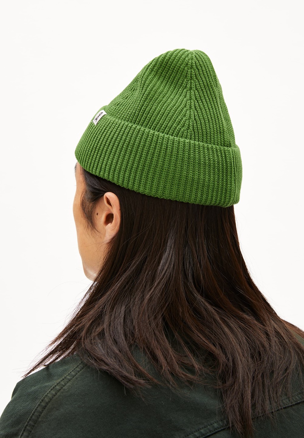 ARMEDANGELS NILDAAO COTTON Beanie made of Organic Cotton Grün | GYXM-87190