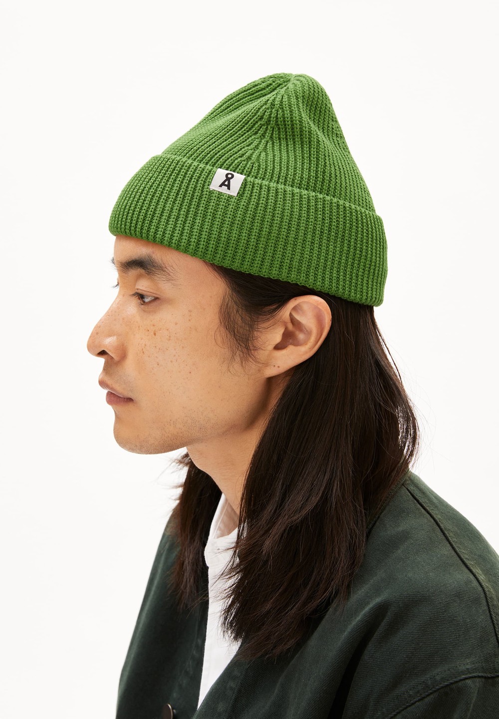 ARMEDANGELS NILDAAO COTTON Beanie made of Organic Cotton Grün | GYXM-87190