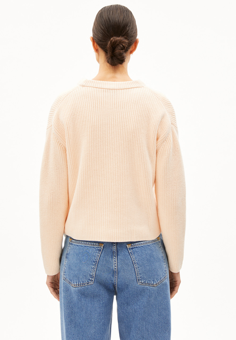 ARMEDANGELS NURIAAS Sweater Loose Fit made of Organic Cotton Vanilla Sky | WNSH-10549