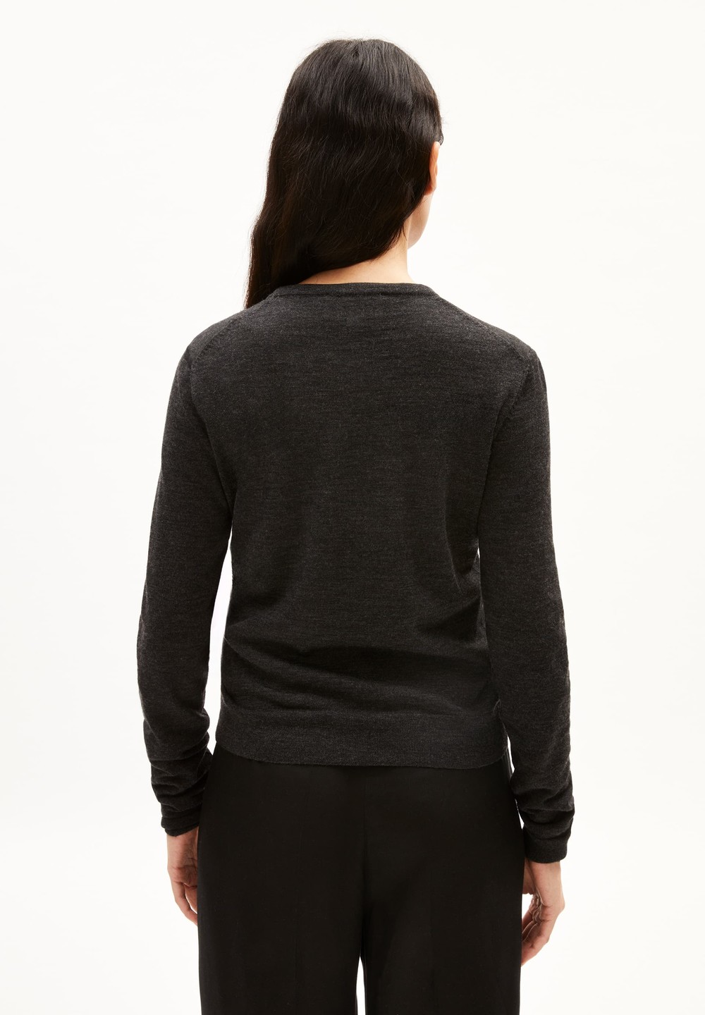 ARMEDANGELS OPHALIAA MERINO Cardigan Slim Fit made of Merino-Wool Steel Melange | LABH-14295