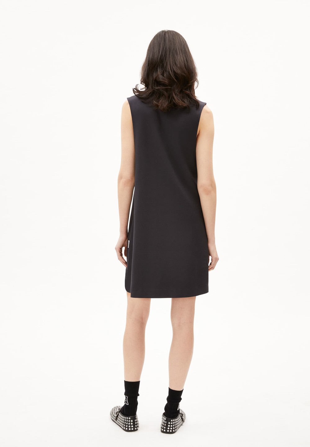 ARMEDANGELS PINAAFO Woven Dress Regular Fit made of LENZING™ ECOVERO™ Viscose Mix Dunkel | BMNQ-91306