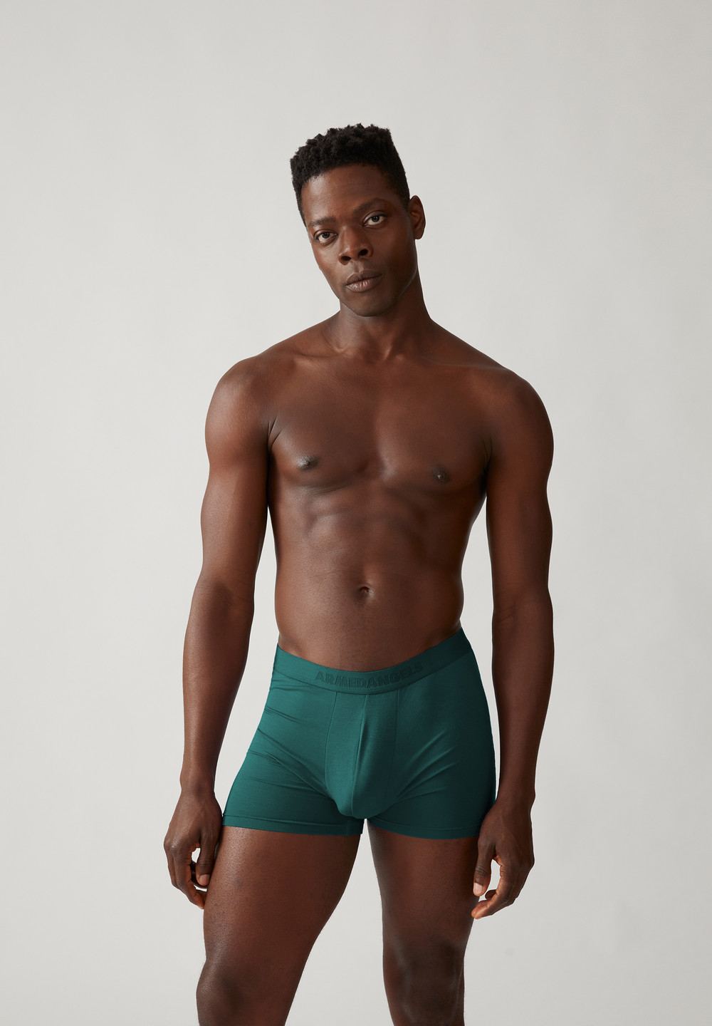 ARMEDANGELS RICAARD Boxer made of TENCEL™ Modal Mix Teal Stone | AFLQ-30812