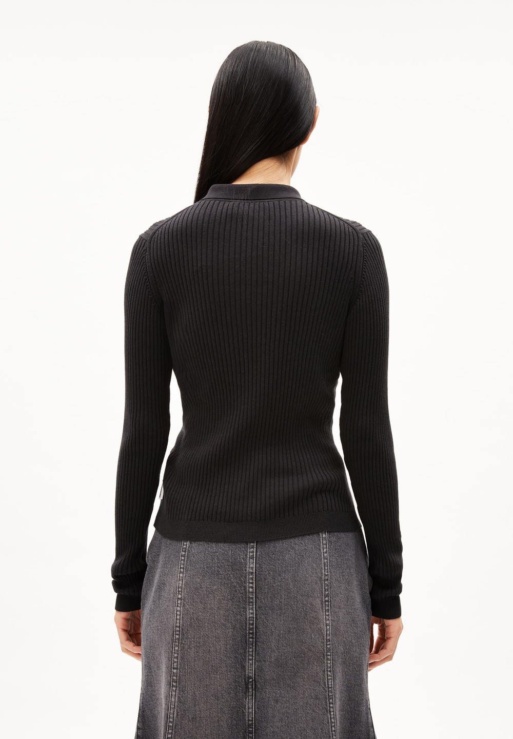 ARMEDANGELS RICIAA Cardigan Slim Fit made of Organic Cotton Schwarz | QALJ-47852