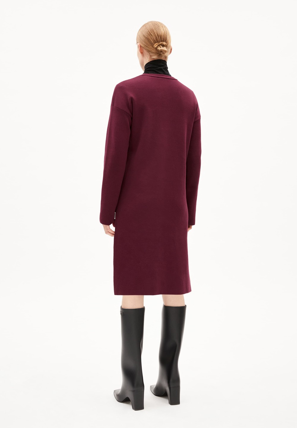 ARMEDANGELS ROSANNIAAS Knit Dress Relaxed Fit made of Organic Cotton Cranberry Juice | CRDG-01457