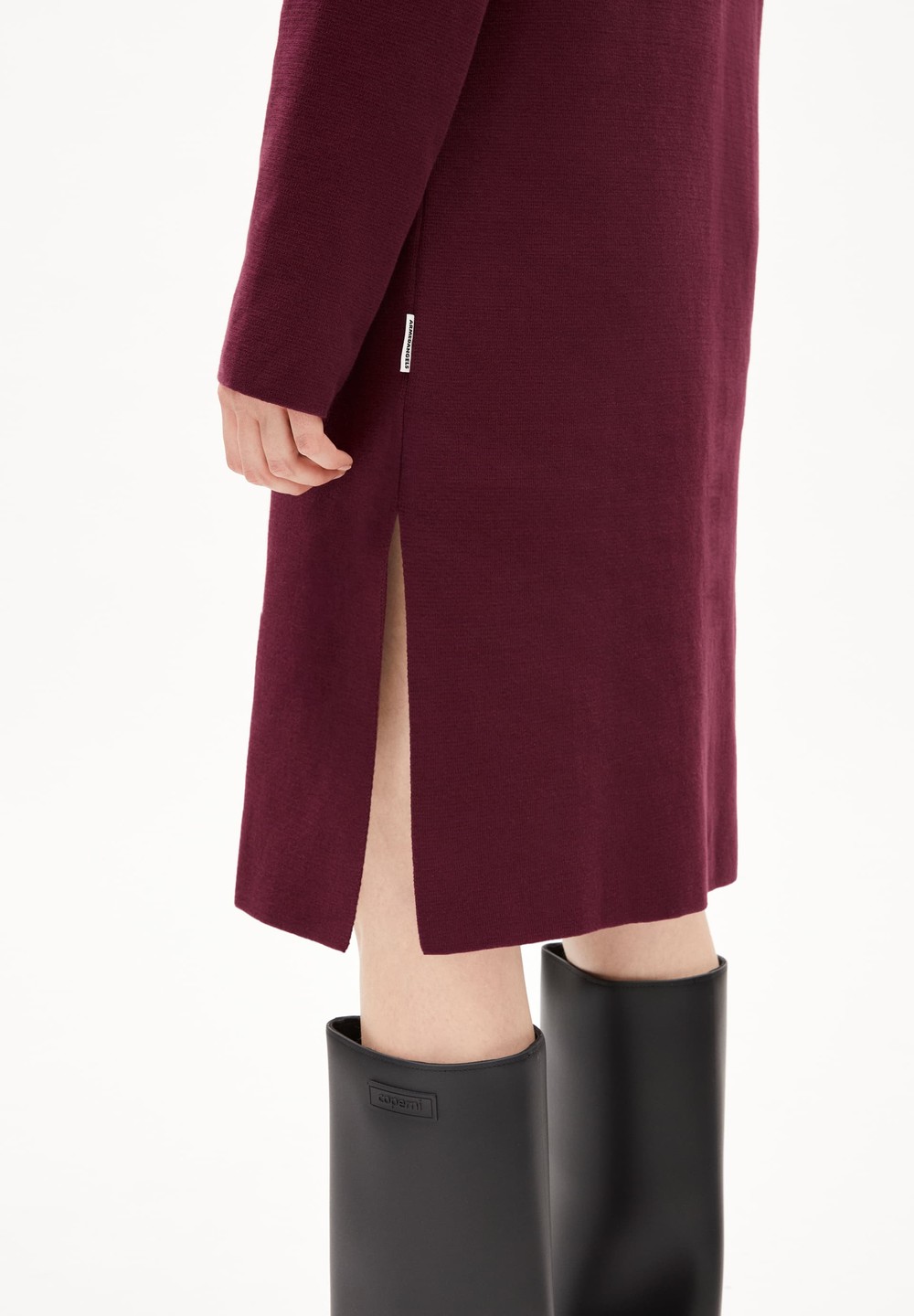 ARMEDANGELS ROSANNIAAS Knit Dress Relaxed Fit made of Organic Cotton Cranberry Juice | CRDG-01457