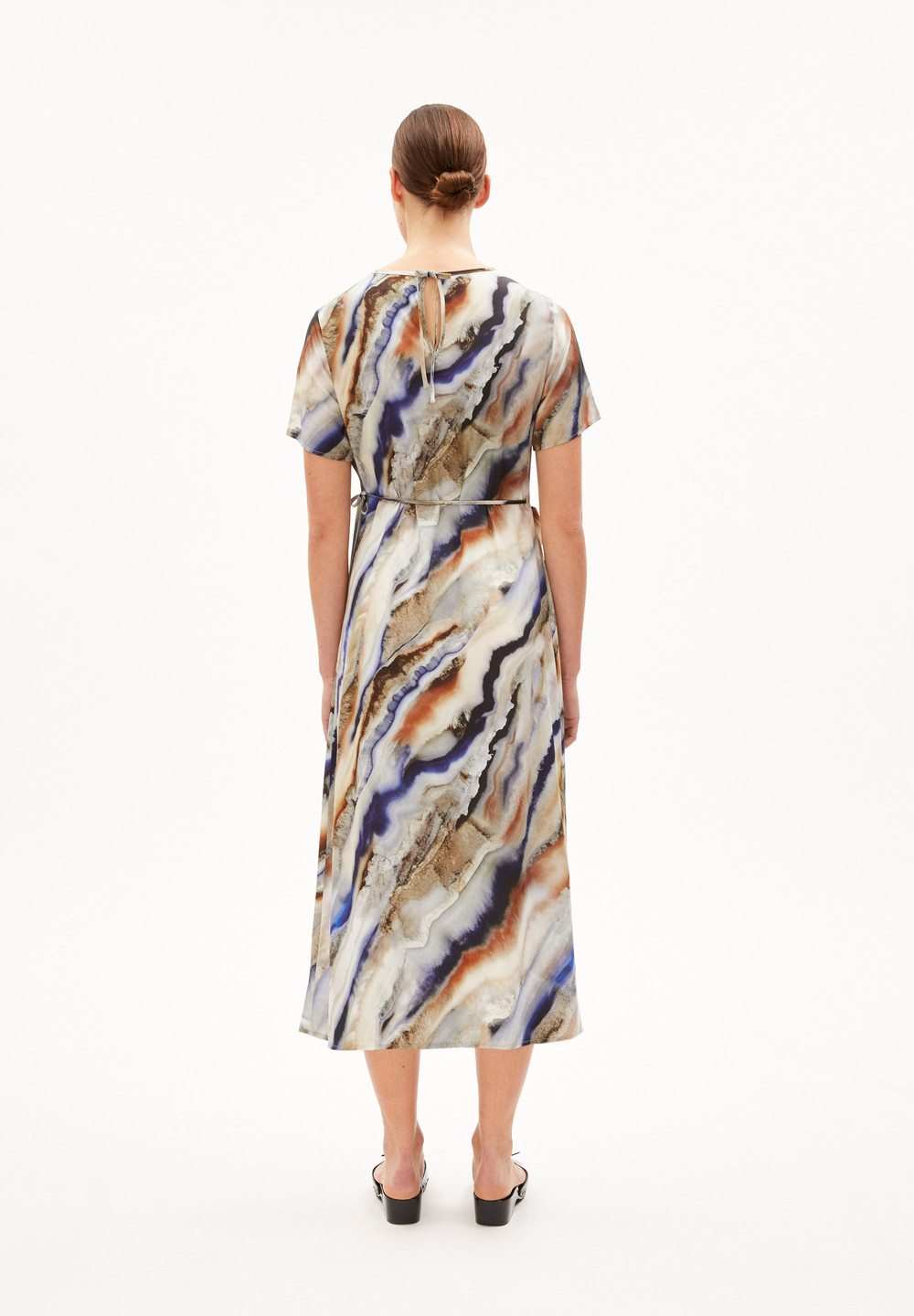 ARMEDANGELS SEDISAA PÄRLAA Woven Dress Regular Fit made of TENCEL™ Lyocell Mix Cinnamon Dust | LJRK-71328