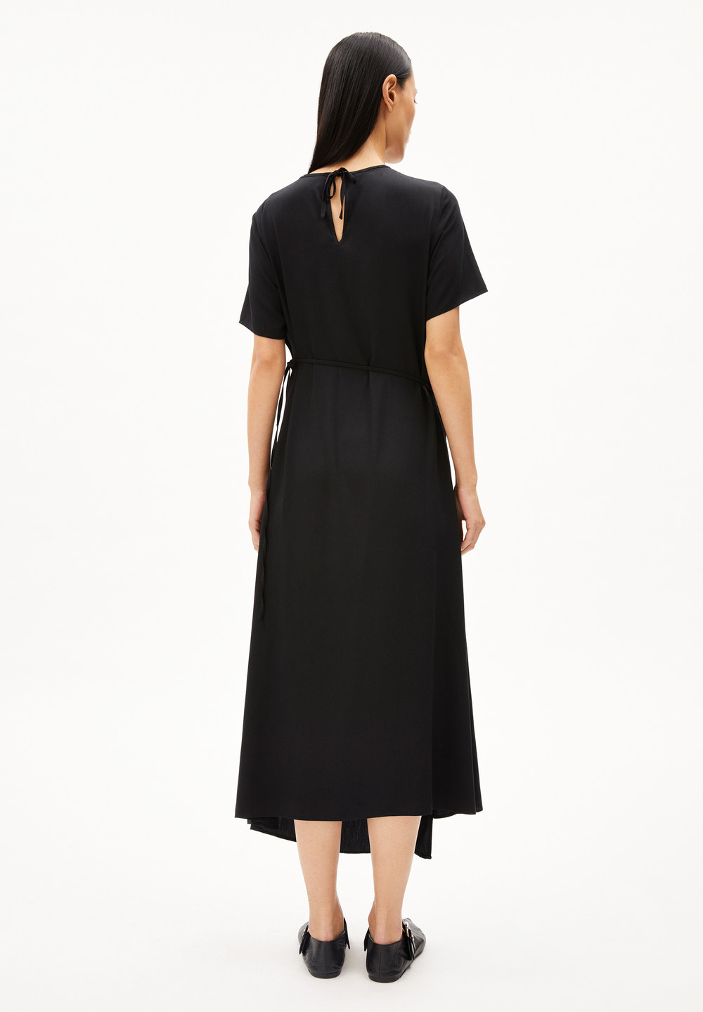 ARMEDANGELS SEDISAA Woven Dress Regular Fit made of TENCEL™ Lyocell Mix Schwarz | WMJN-62574