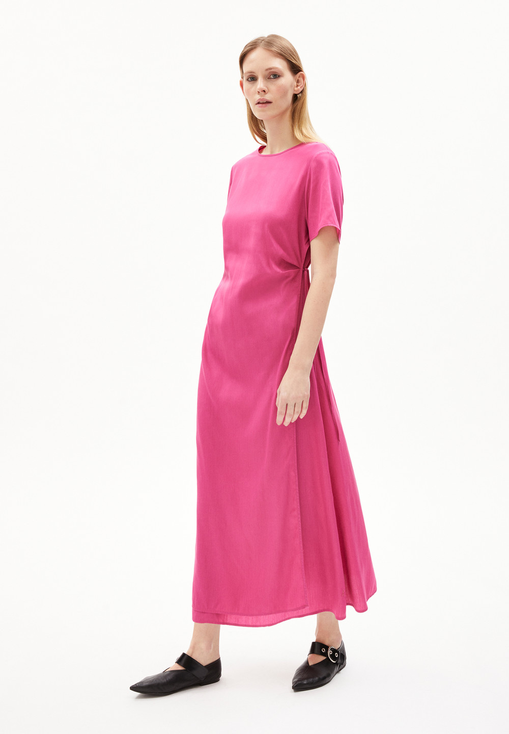 ARMEDANGELS SEDISAA Woven Dress Regular Fit made of TENCEL™ Lyocell Mix Crushed Berry | LSVK-82304