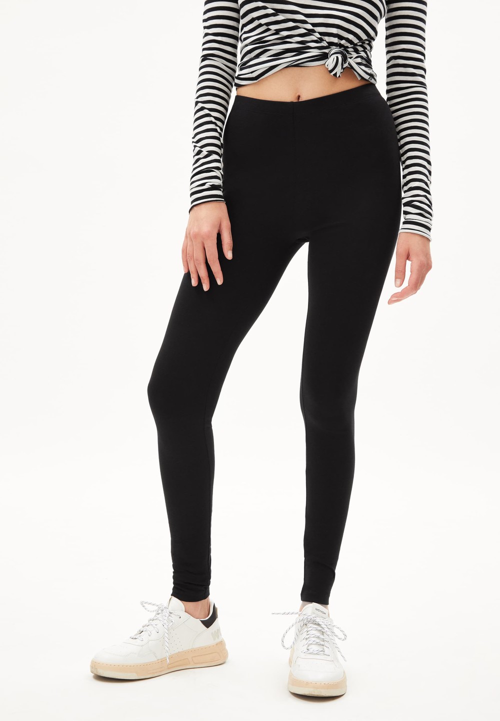 ARMEDANGELS SHIVAA Leggings made of Organic Cotton Mix Schwarz | SGLD-07638