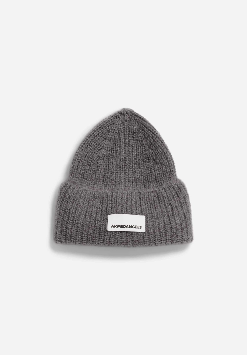 ARMEDANGELS SNOWAA Beanie made of Mohair Wool Mix Iron Cast | EPCL-38240