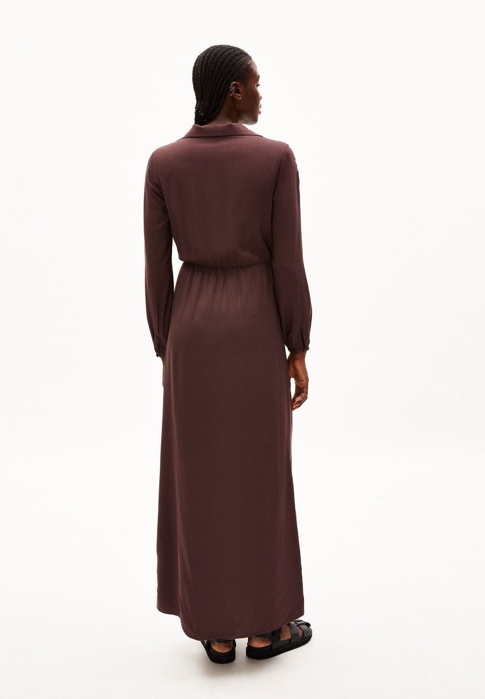 ARMEDANGELS STELAA Woven Dress Regular Fit made of LENZING™ ECOVERO™ Fudge | KCWM-10298