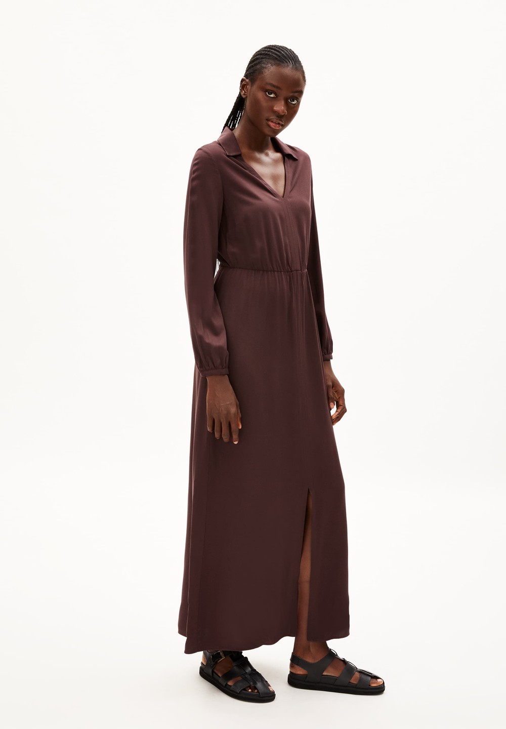 ARMEDANGELS STELAA Woven Dress Regular Fit made of LENZING™ ECOVERO™ Fudge | KCWM-10298