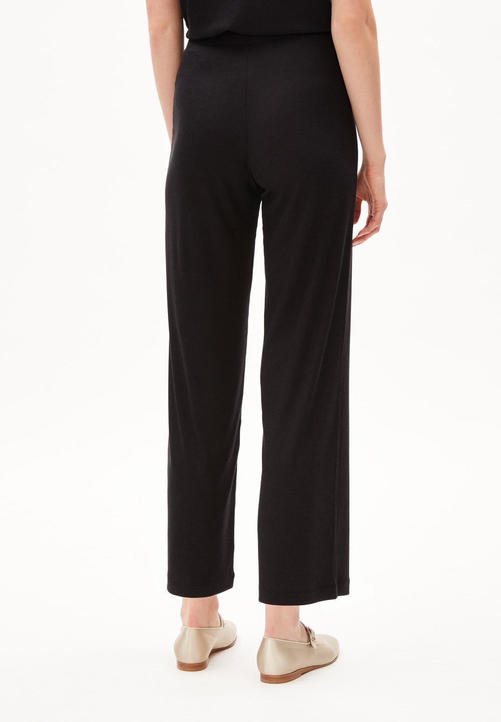 ARMEDANGELS STELLAARA Jersey Pants made of TENCEL™ Lyocell Mix Schwarz | JGXZ-79835