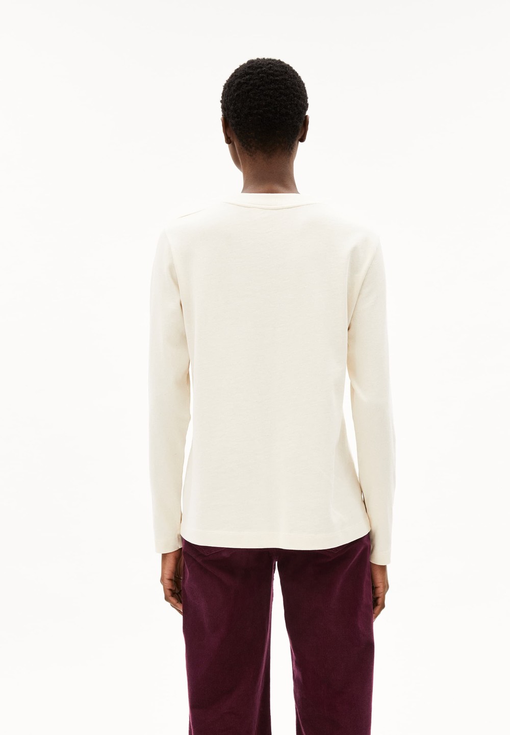 ARMEDANGELS TAAMINARA Å EMBRO Heavyweight Longsleeve Regular Fit made of Organic Cotton Mix Undyed | GNFR-40956