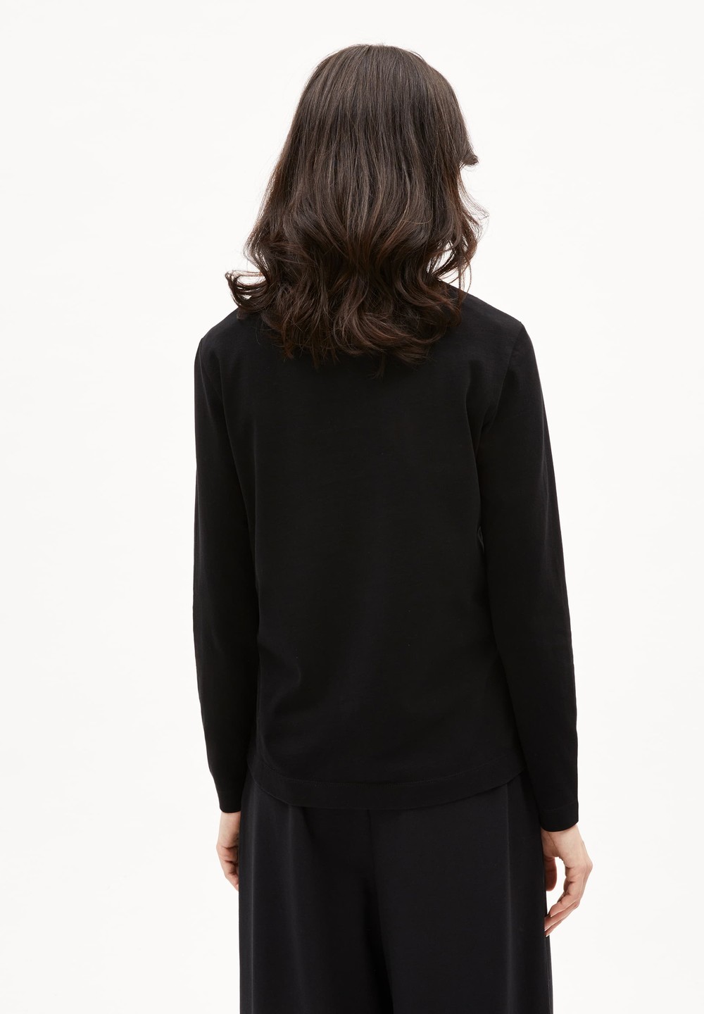 ARMEDANGELS TAAMINARA Å EMBRO Heavyweight Longsleeve Regular Fit made of Organic Cotton Mix Schwarz | WNLE-03495