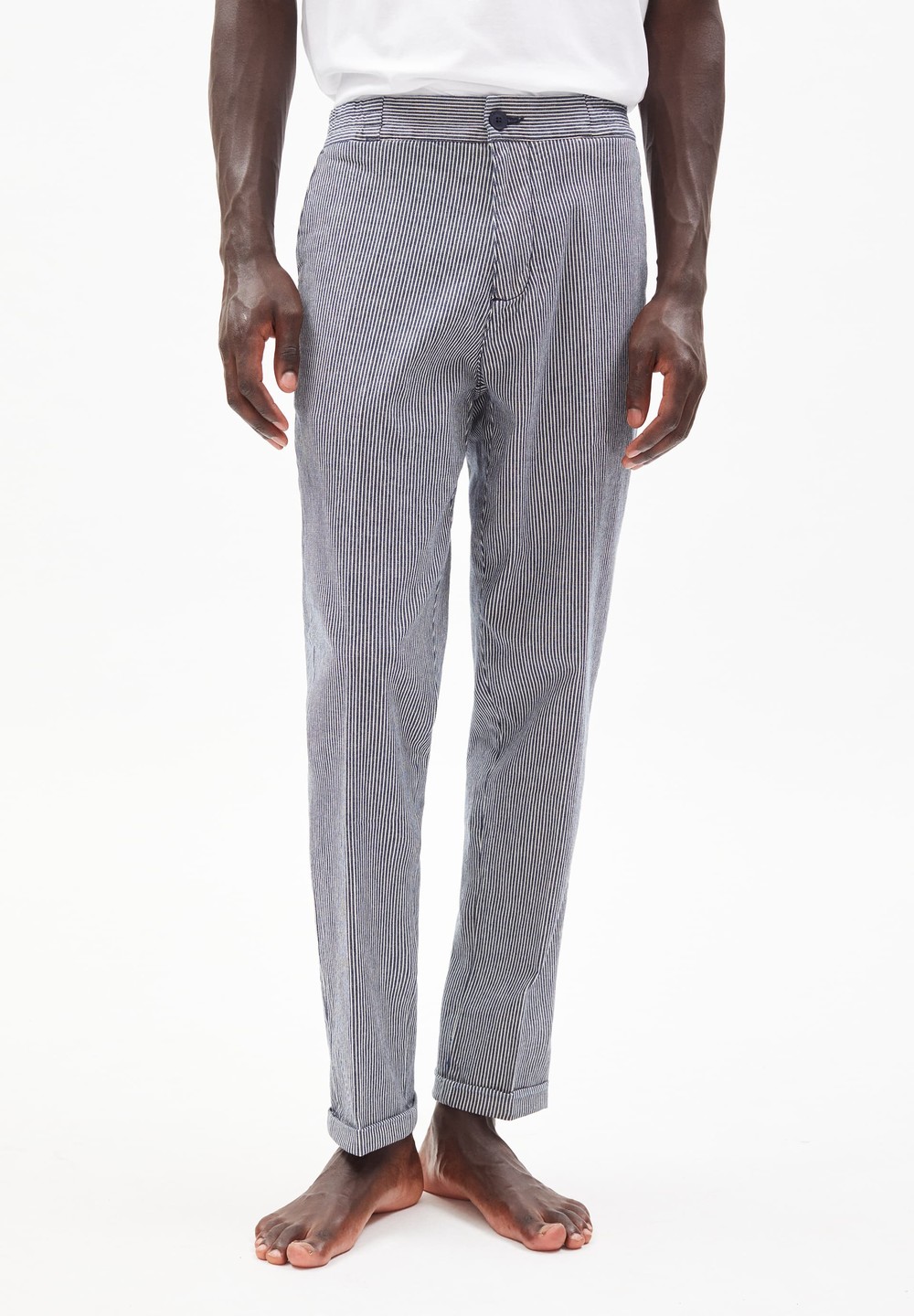 ARMEDANGELS TAAVIN STRIPED Tapered Fit Denim made of Organic Cotton Mix Streifen | OMBL-14268