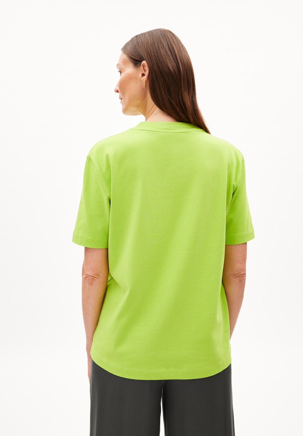 ARMEDANGELS TARJAA Heavyweight T-Shirt Loose Fit made of Organic Cotton Mix Super Lime | OIHV-80165