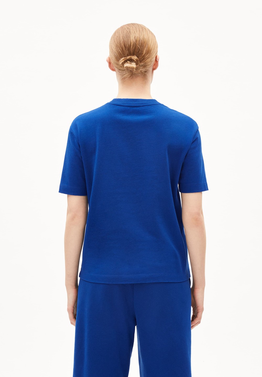 ARMEDANGELS TARJAA Å EMBRO Heavyweight T-Shirt Loose Fit made of Organic Cotton Mix Blau | YXFK-12675