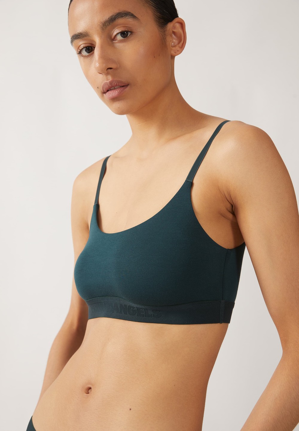 ARMEDANGELS TOVAA Bralette made of TENCEL™ Modal Mix Teal Stone | ZTBI-61953